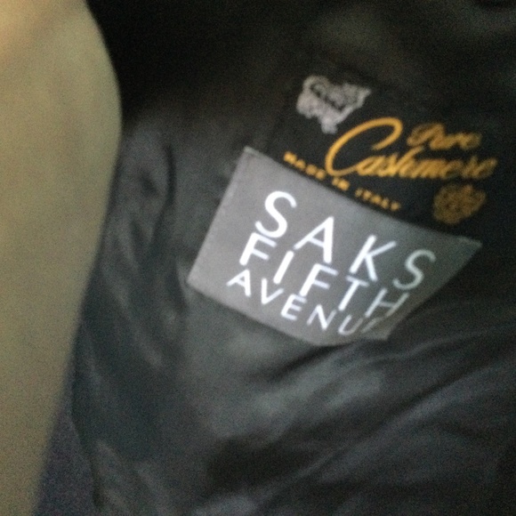 Full length Sacks 5th ave pure Cashmere made in Italy